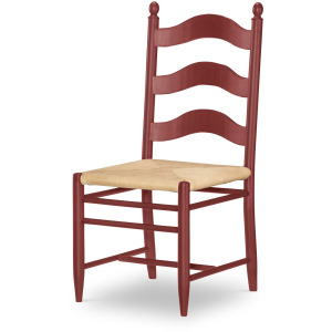 Vintage Market Rush Seat Ladder Back Side Chair