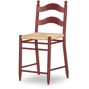 Vintage Market Rush Seat Ladder Back Counter Height Chair