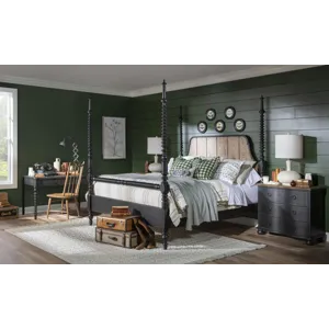 Vintage Market Turned Bobbin Leg Writing Desk