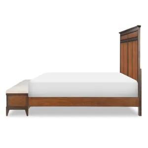 Fenmore Complete Panel Bed W Storage Bench - King
