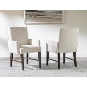 Architect Upholstered Host Arm Chair