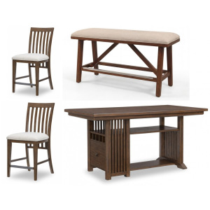 Langley 4 PC Counter Height Dining Set
