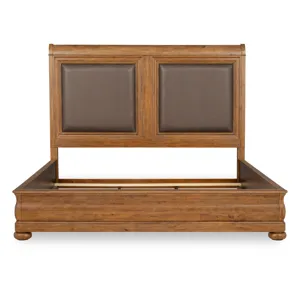 Echelon Complete Upholstered Sleigh Bed - King