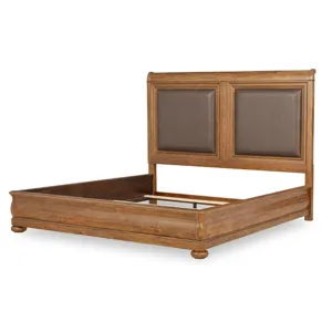 Echelon Complete Upholstered Sleigh Bed - King