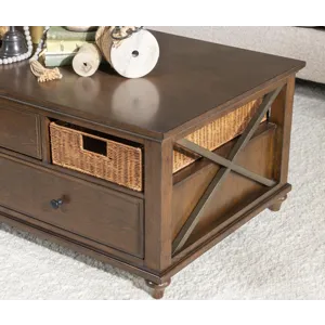 Elise Cocktail Table W/Casters