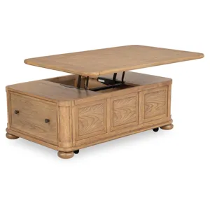 Nolan Lift Top Cocktail Table W/Casters