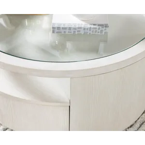 Sloan Round Cocktail Table w/Casters