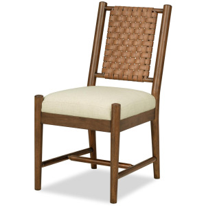 Lake House Woven Back Side Chair