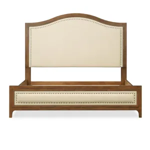 Lake House Complete Upholstered Panel Bed - King