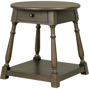 Lake House Round End Table