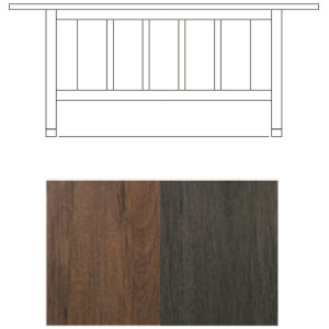 Lake House Counter Height Trestle Table