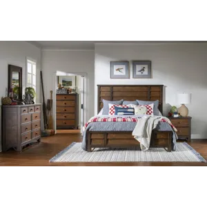 Lake House Two Tone Drawer Nightstand