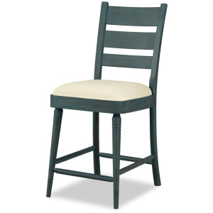 Lake House Ladder Back Counter Height Stool