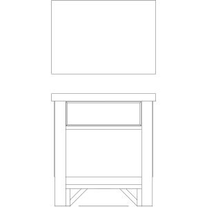 Lake House Youth Open Nightstand