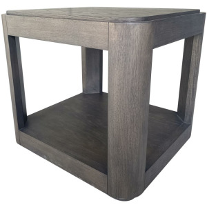 Lancia Rectangle End Table With Wood Top