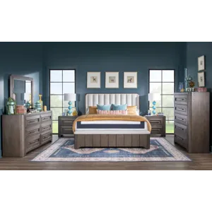 Lancia 2 Drawer Nightstand With Wood Top