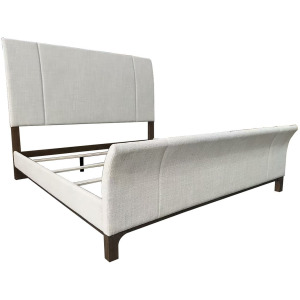 Harmony Complete Upholstered Sleigh Bed - King