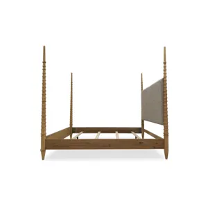 Seraphina Upholstered Poster Bed - Queen