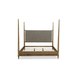 Seraphina Upholstered Poster Bed - Queen