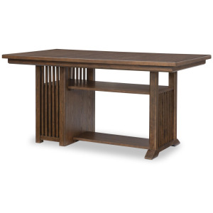 Langley Complete Counter Height Table W. Wine Storage