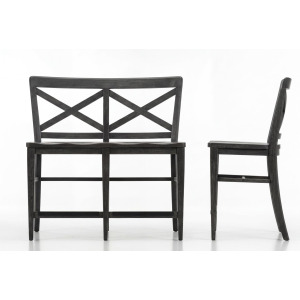 Briarwood X Back Counter Height Dining Bench