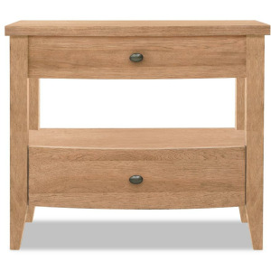Today's Traditions Open Nightstand 2 Drawers