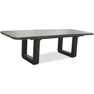Maren Double Pedestal Dining Table W. Leaf