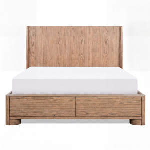 Alden Complete Panel Shelter Bed W. Storage Footboard