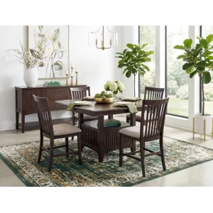Caldwell 5 PC Counter Height Dining Set w/Storage Base