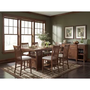 Langley 5 PC Counter Height Dining Set