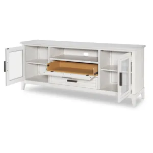 Edgewater Sand Dollar Entertainment Console White Finish