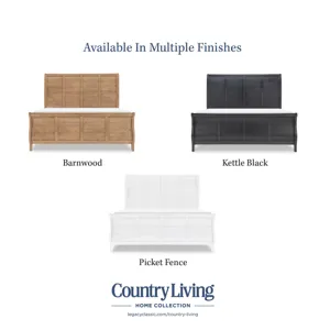 Vintage Market Complete Sleigh Bed - King