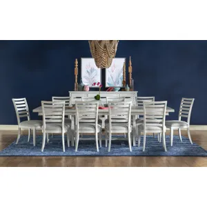 Edgewater Sand Dollar Credenza White Finish