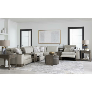 Luna Wood Arm Recliner