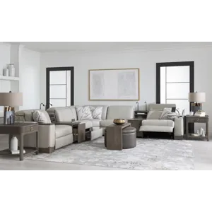 Luna Wood Arm Recliner