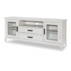 Edgewater Sand Dollar Entertainment Console White Finish