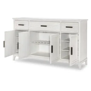 Edgewater Sand Dollar Credenza White Finish