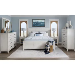 Edgewater Sand Dollar Leg Night Stand White Finish