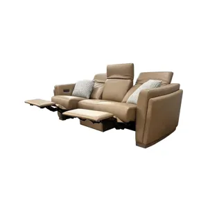 Kaya Verona Toffee P2 3 Seat Sofa W/2-18\" Down Blend Pillows