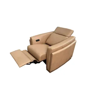 Kaya Verona Toffee P2 Recliner W/Wood Base