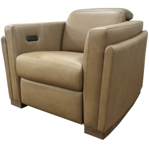 Kaya Verona Toffee P2 Recliner W/Wood Base