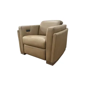 Kaya Verona Toffee P2 Recliner W/Wood Base