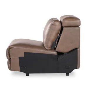 Solana Armless Chair W Ddt, Silver Cupholders, Power Grommets W Snake Lights, Storage Pocket
