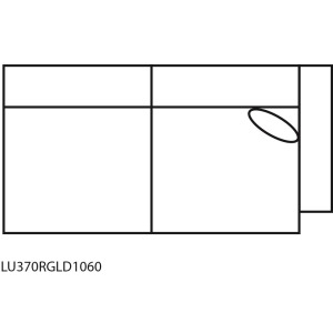 Fen Positano Fumo P1 RAF Loveseat With Ddt