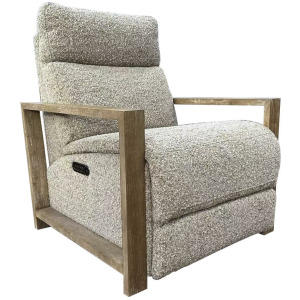 Kaya Verona Toffee P2 Wood Arm Recliner