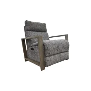 Rory Verona Indigo P2 Wood Arm Recliner