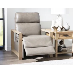 Luna Verona Fossil P2 Wood Recliner Shown In This Color