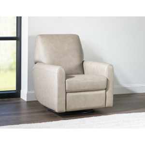 Recliners And Accents P1 Swivel Glider Shown In Verona Flax