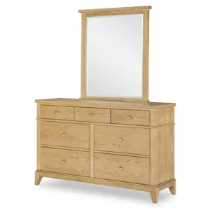 Today\'s Traditions Mirror Natural Hickory
