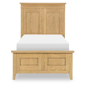 Today\'s Traditions Complete Panel Bed Natural Hickory - Twin